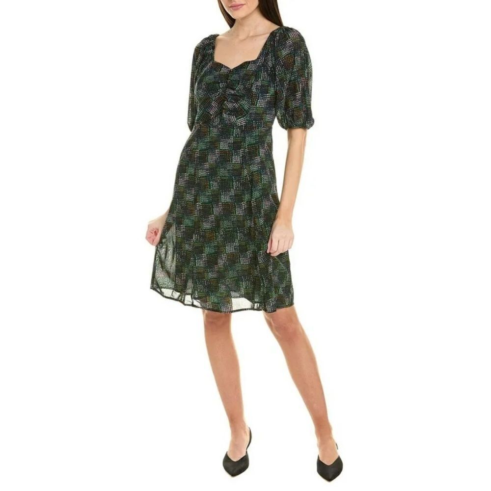 CAbi Elaine Knee length Geometric Dot Pattern Dress